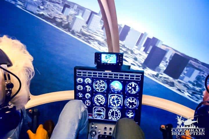Our flight simulator makes helicopter flight training safer and more affordable.