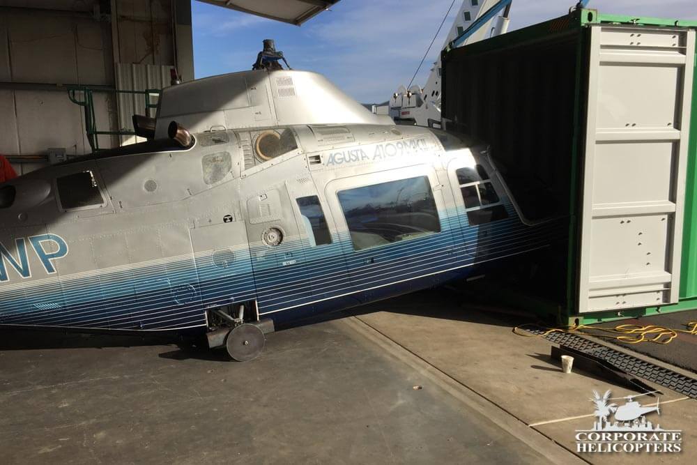 Helicopter Shipment out of country