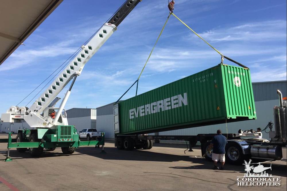 Helicopter Shipment out of country