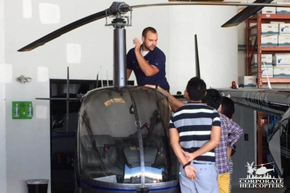 International Students 1st week at Corporate Helicopters