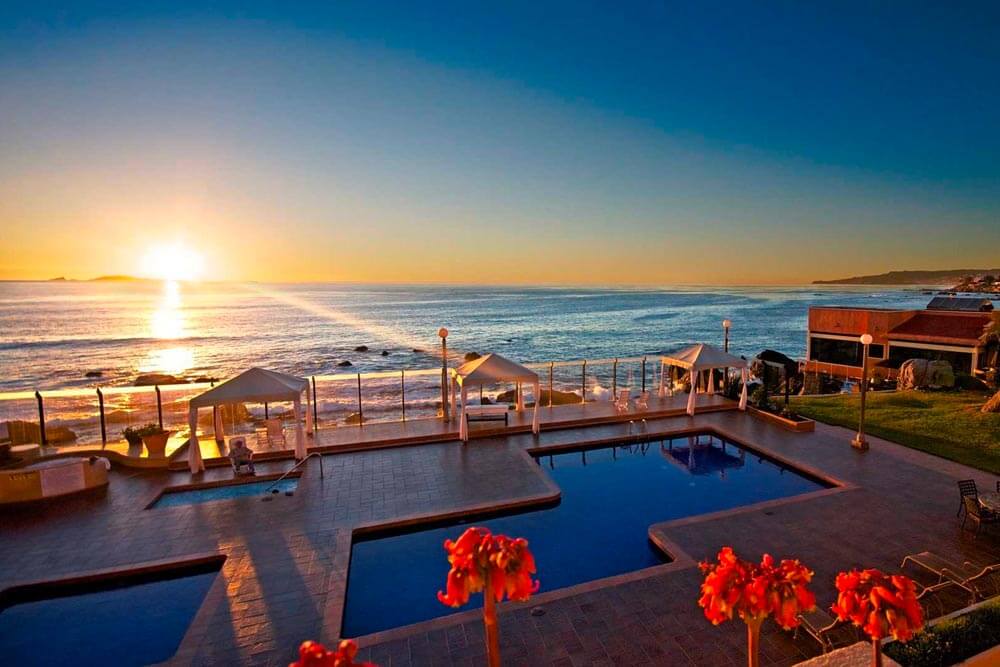 Baja Mexico resort. Part of the Mexico Baja Premier helicopter tour from Corporate Helicopters of San Diego.