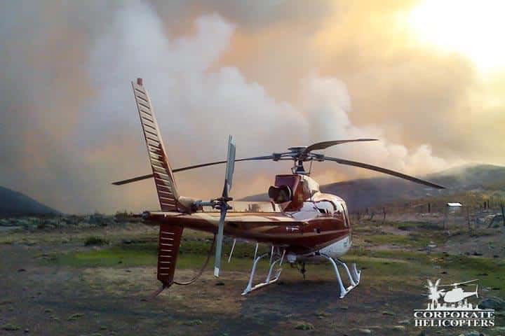 Helicopter firefighters