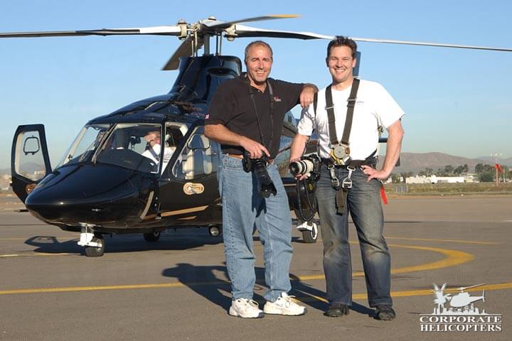 Aerial photographers at Corporate Helicpoters of San Diego