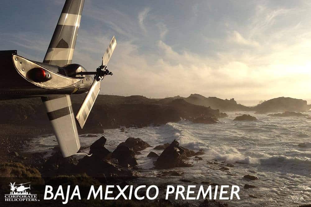 Helicopter tour of Baja Mexico