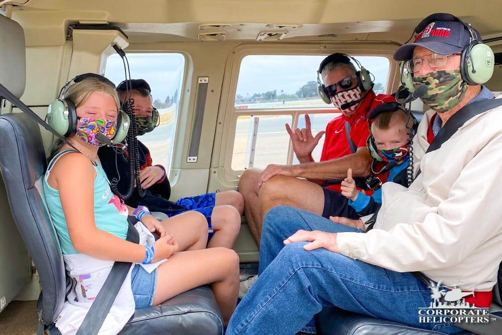 If you're interested in taking a flight, know that Corporate Helicopters staff cleans all helicopters prior each flight. Only private tours are offered and no one is mixed with strangers.