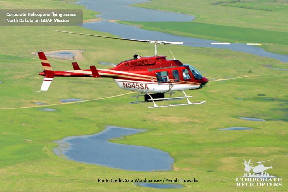 LiDAR helicopter