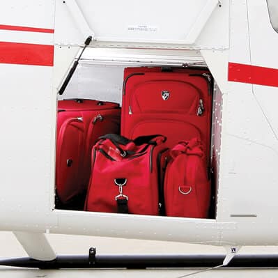 R66 baggage compartment