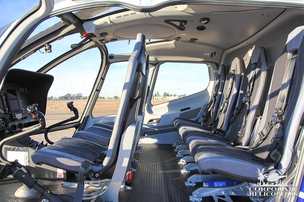 EC 130 T2 cabin seating